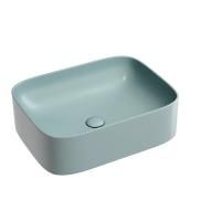 Умывальник чаша накладная прямоугольная Ceramicanova Element 505*380*150мм, зеленый матовый, CN6052MLG
