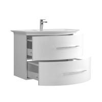 Тумба под умывальник Belux Версаль подвесная 80-02, белый глянцевый