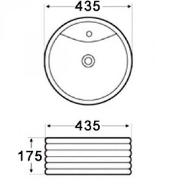Раковина MELANA MLN-7197