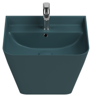 Раковина ISVEA Sott'Aqua подвесная 500*420*515 1 цвет изумрудный матовый 10SQ37002SV-2P