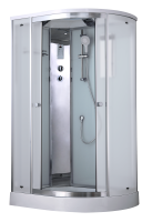 Душевая кабина Timo Comfort T-8802L Fabric Glass  120*85*220+турецкая баня хамам+стульчик прозрачный