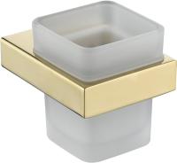 Настенный стакан одинарный Grocenberg AC0021 (Золото глянец)