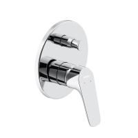 777100000 Jupiter Смеситель для душа Damixa монтируемый в стену, хром