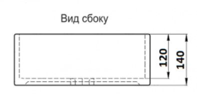 Раковина накладная CeramaLux C1055