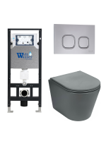 Комплект инсталляции с унитазом Weltwasser AMBERG 506 + SALZBACH 041 MT-GR + AMBERG RD-CR