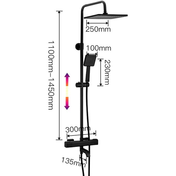 Душевая система Gappo G2491-6