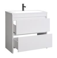 Тумба под умывальник Belux Мадрид 100-02 напольный, белый глянцевый