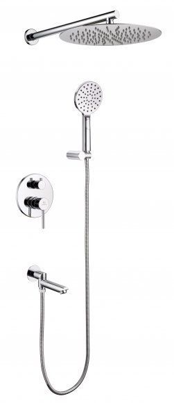 Душевая система скрытого монтажа Grocenberg GB5001 Хром