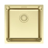 Мойка Paulmark YUNI 44 UNI YU44-LG 440х440х200 мм, нержавеющая сталь, светлое золото