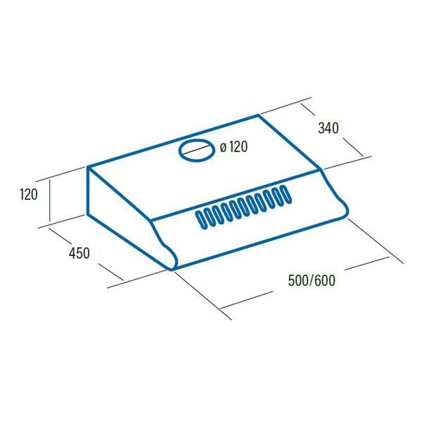 Кухонная вытяжка Cata P-3060 INOX