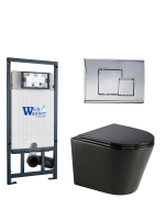 Комплект инсталляции с унитазом Weltwasser MARBERG 507 + SALZBACH 043 GL-BL + MAR 507 SE CR