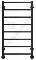 Полотенцесушитель Terminus Контур П8 500х900 Черный Матовый