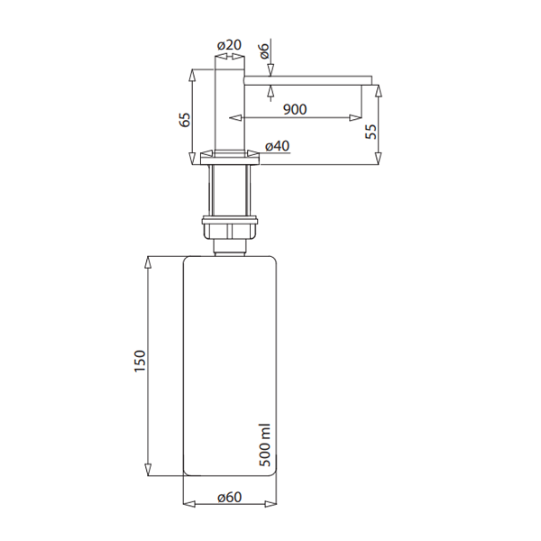 Дозатор AquaSanita DS 111 silica