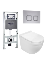 Комплект инсталляции с унитазом Weltwasser AMBERG 506 ST + HEIMBACH 043 GL-WT + AMBERG RD-CR