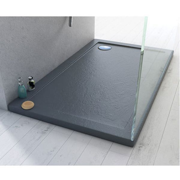 Поддон Roltechnik FLAT STONE Anthracite 80x90 черный 8000316