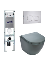 Комплект инсталляции с унитазом Weltwasser AMBERG 350 ST + MERZBACH 043 MT-GR + AMBERG RD-MT CR