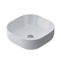 M8FWCC30430WG Func Раковина накладная AM.PM, квадрат, 43 см, цвет белый глянец