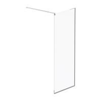 W84WI-80-F1-MTE Душевая перегородка AM.PM Func 80x200, стекло прозр. 8 мм + покрытие, профиль мат хром