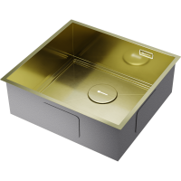 Кухонная мойка Omoikiri Kasen 48-26-INT-LG нерж. сталь/светлое золото 4997057