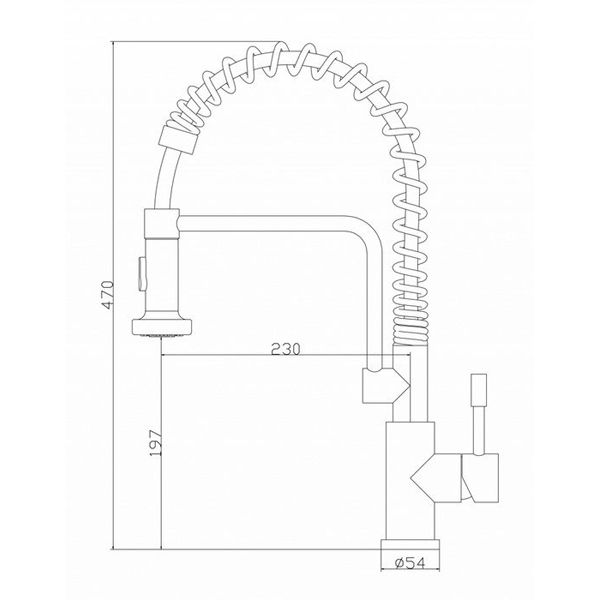 Смеситель для мойки ZorG INOX SZR 1069