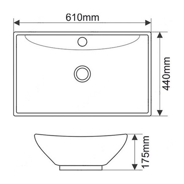 Раковина MELANA MLN-7211