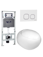 Комплект инсталляции с унитазом Weltwasser AMBERG 506 ST + JECKENBACH 004 GL-WT + AMBERG RD-WT
