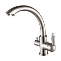 Смеситель для кухни Paulmark ESSEN Es213001 Es213001-NI, никель