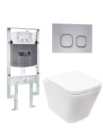 Комплект инсталляции с унитазом Weltwasser AMBERG 497 ST + GELBACH 043 MT-WT + AMBERG RD-CR