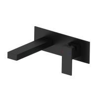 Смеситель для раковины встраиваемый WONZON & WOGHAND, Черный матовый (WW-88869016-MB)