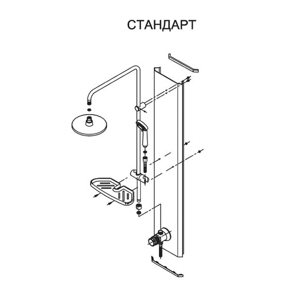 Душевая кабина Triton Рио 3 90х90