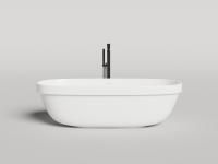 Ванна отдельностоящая Salini GRECA IN 180x80 покраска по RAL полностью, S-Stone, матовый 104821MF