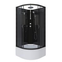 Душевая кабина Niagara Classic NG-6508-14BKT (90х90х210) высокий поддон(40см),черный,стекло тонированное