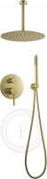 Душевая система скрытого монтажа FILARETE Roun FL1024 (Матовое золото)