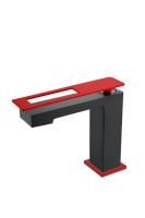Смеситель для умывальника Boheme Q 141-BR Black Red
