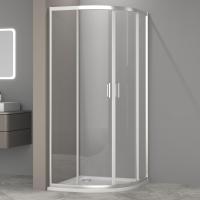 Душевой уголок AQUABATH ATLAS AB-01S-900-2000 (90x90, хром, прозрачное стекло)