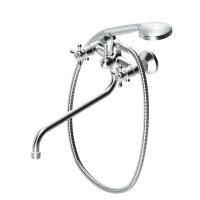 D6095000 Vintage двухзахватный Смеситель для ванны и душа AM.PM с универсальным изливом и душевым набором