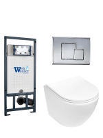 Комплект инсталляции с унитазом Weltwasser MARBERG 507 + MERZBACH 041 XL GL-WT + MAR 507 SE