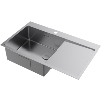 Кухонная мойка Omoikiri Akisame 86-L Side-IN нерж. сталь/нержавеющая сталь 4997031