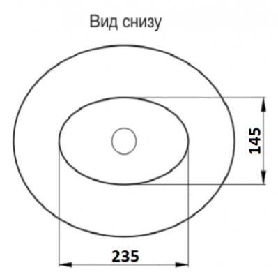 Раковина накладная CeramaLux 331