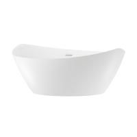 Акриловая ванна в наборе 4 в 1: отдельностоящая ванна, ножки, экран, слив-перелив Wellsee L’univers 236401001