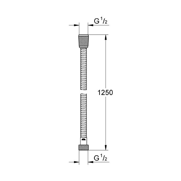 Душевой шланг Grohe Relexaflex Metal Longlife 28142000