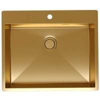 Кухонная мойка Reflexion Iseo RX2260GD брашированное золото