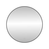 Зеркало с подсветкой LED Fixsen FX-1070F круглое 70х70 см, графит