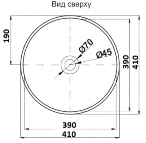 Раковина накладная CeramaLux 7078ASP