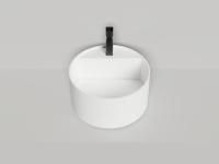 Раковина накладная Salini ARMONIA ROUND TOP 02 без отверстия под смеситель покраска по RAL полностью, 130422TMF