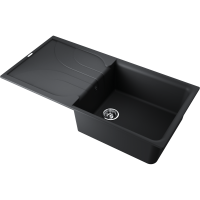 Кухонная мойка Omoikiri Yasugata 100-BL Tetogranit/черный 4993844