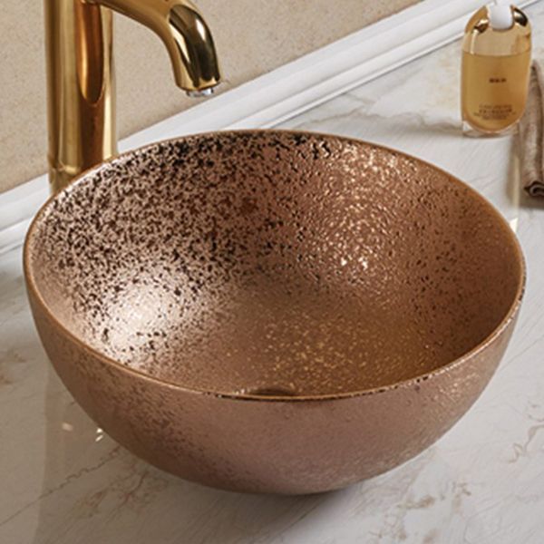 Раковина MELANA MLN-107SM (бронза)