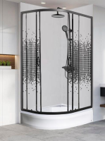 Душевой уголок МОНОМАХ МОНОМАХ ДУ 90/70/180 МЗ BL