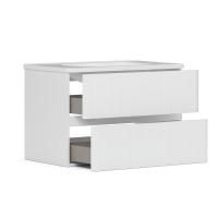 Тумба под умывальник Belux подвесная Осло 80-02 Белый матовый