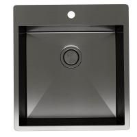 Кухонная мойка Reflexion Iseo RX2246BL оружейная сталь